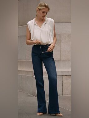 Anthropologie Current Air Drapey Blouse